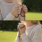 Rosario Madera ovalada