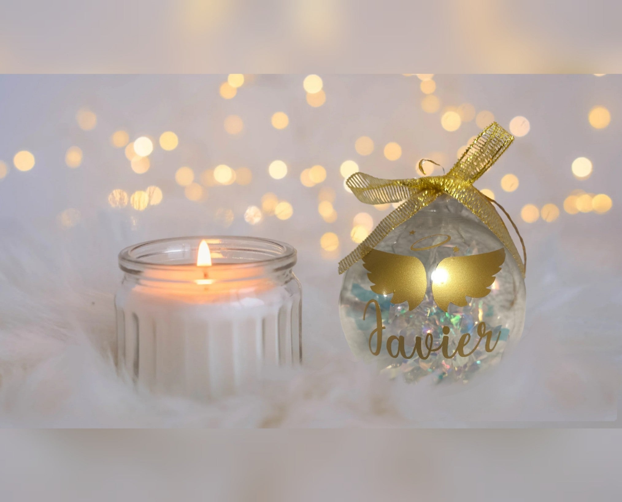 Bola árbol de navidad Ángel