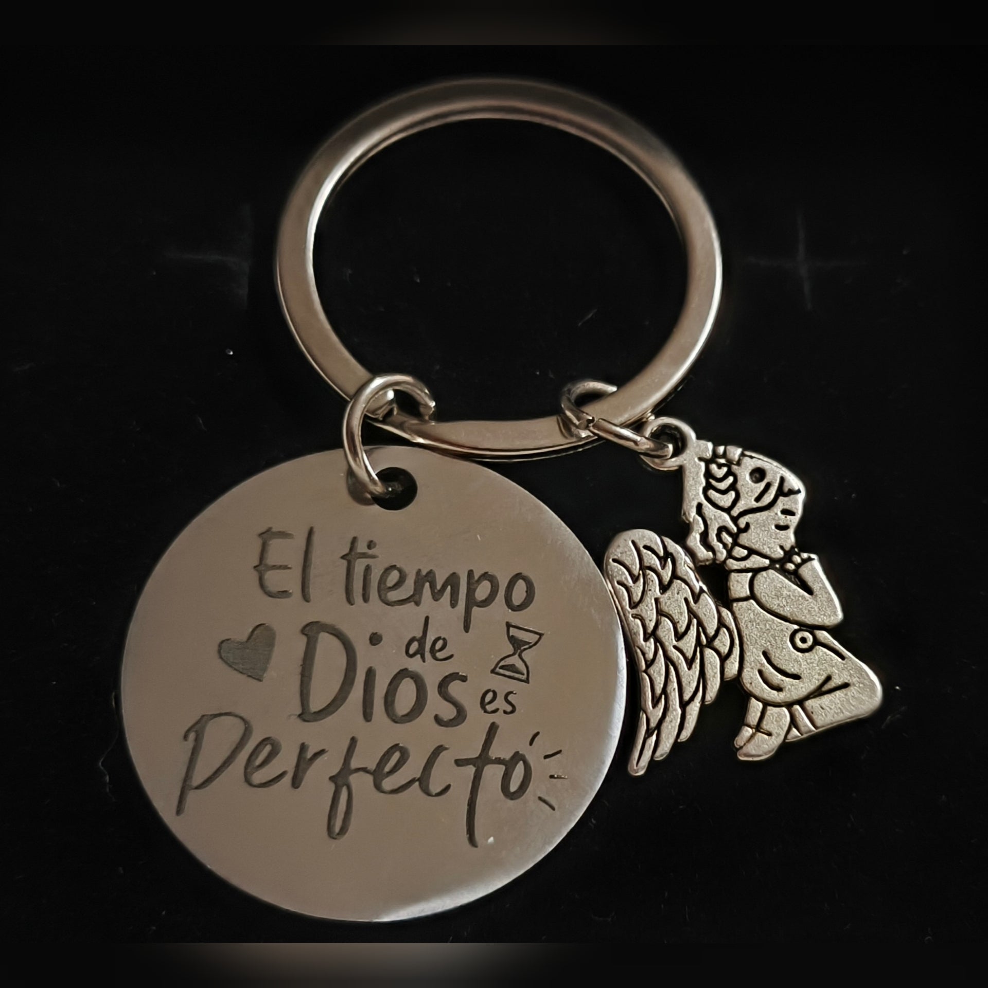 Llavero "El tiempo de Dios es perfecto"