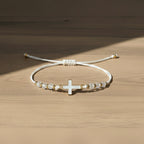 Pulsera Cruz Blanca