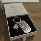 Llavero "Sé fuerte y valiente"